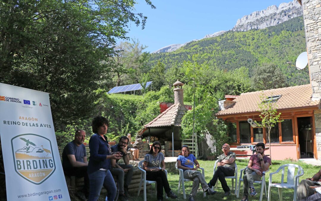 Birding Aragón comparte su experiencia con agentes turísticos interesados en la Ornitología como recurso